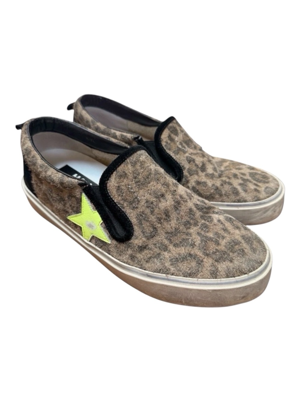 Golden Goose GGDB Hanami Private EDT Animal Leopard Print Slip On Women Shoes 38